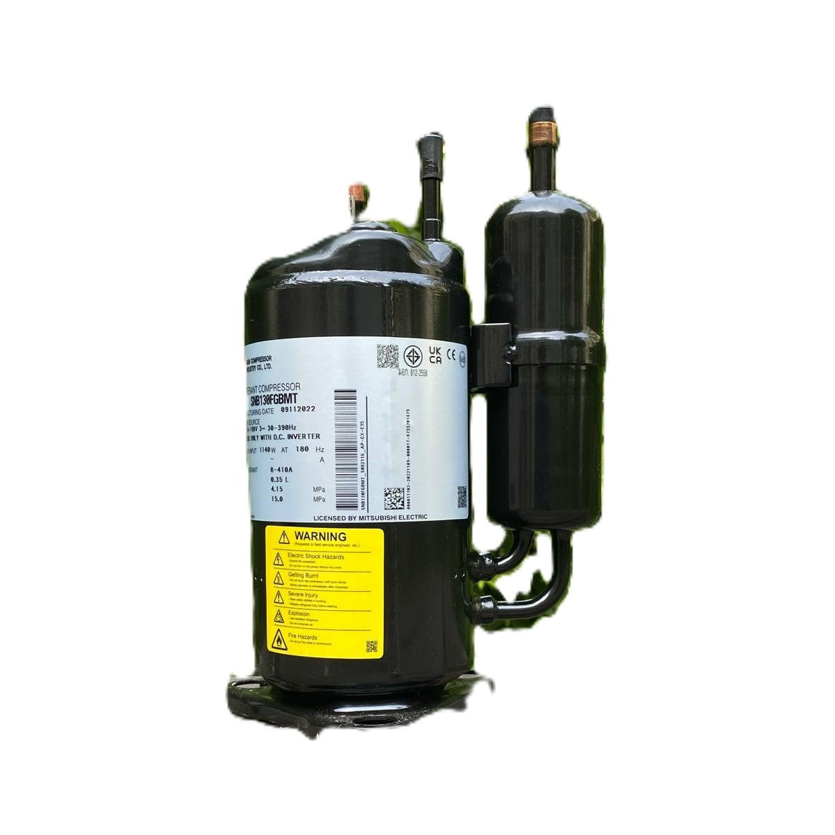 SNB130FGBMT Scroll Compressor – Energy-Efficient Solution for Heat Exchangers