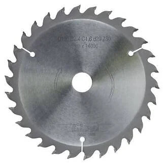 Luna TCT Circular Saw Blade — Standard Thin 160×20,16mm Z30