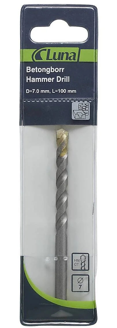 Concrete drill with tungsten carbide tip Luna