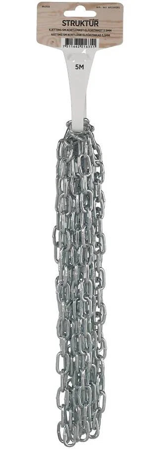 Short link chain electro galvanized STRUKTUR