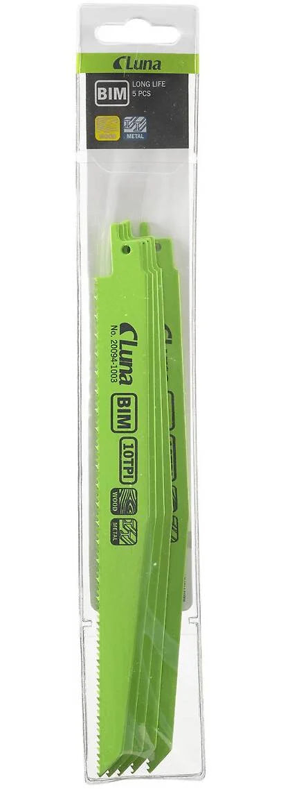 Bi-metal tiger saw blade 10T for wood and metal, 50 blades.