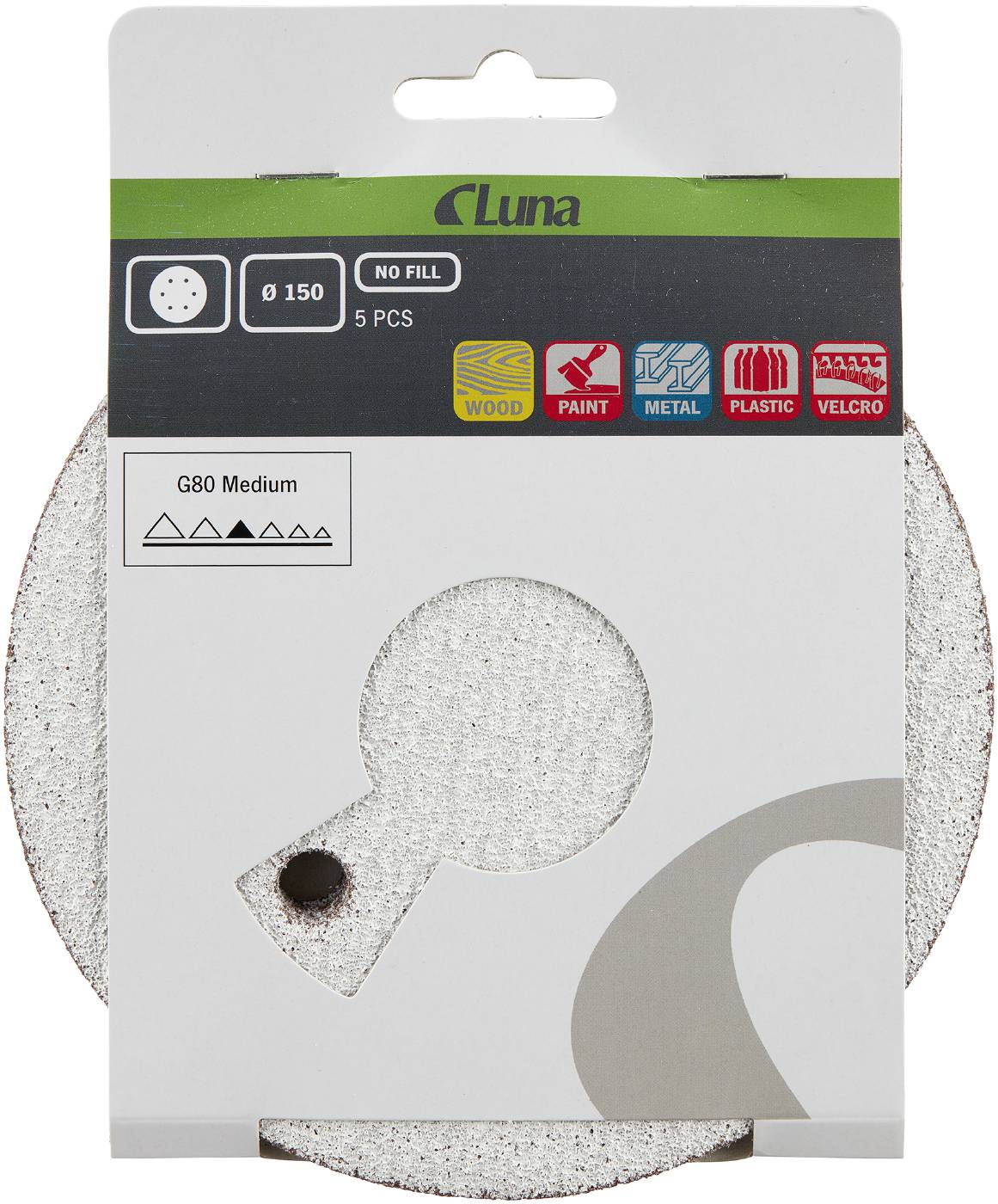 Abrasive paper disc Pex Luna