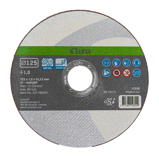 Cut-off wheel Luna for iron and steel