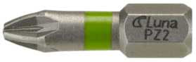 Torsion bits 25 mm for Pozidriv cross heads Luna
